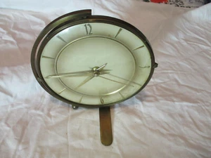 Art Deco Bauhaus Tischuhr Kaminuhr 220 V. Uhr , FUNKTIONIERT - ohne Marmorsockel - Bild 1 von 6
