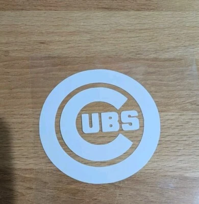 Chicago Cubs vinyl decal - Image 1 of 3