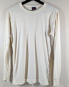 Camisa De Colección Patagonia Capilene Mediana Crema Capa Base Manga Larga Hecha en EE. UU. - Imagen 1 de 8