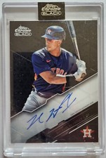 2020 Topps Chrome Black Chrome Black Auto Michael Brantley #CBA-MB Auto
