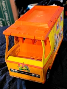 Cámper de campo Barbie Mattel vintage de los años 70 vehículo juguete; furgoneta/casa rodante/tienda de campaña; sin panel lateral - Imagen 1 de 12