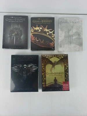 Game of Thrones DVD Lot Seasons 1 to 5, NEW Sealed Foto 1 de 4