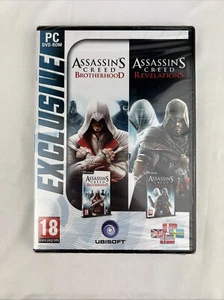 Assassin's Creed *NEW *2x PC Games: Brotherhood + Revelations Assassins *DVD-ROM - Picture 1 of 6