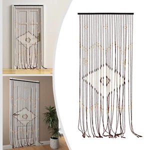 Cortina de puerta cortina de bambú cortina de hilo cortina de perlas cortina de moscas decoración 208 cm - Imagen 1 de 21
