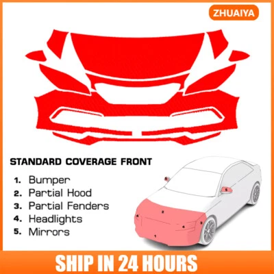 Kit de película de protección de pintura precortada PPF transparente para Hyundai Sonata Sport 2015-2017 Foto 1 de 4