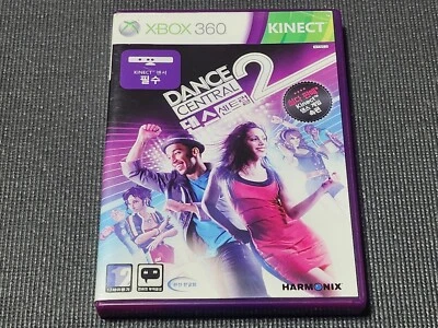 Microsoft XBOX 360 Kinect Dance Central 2 Retro Game Korean Version Rare - Image 1 of 4