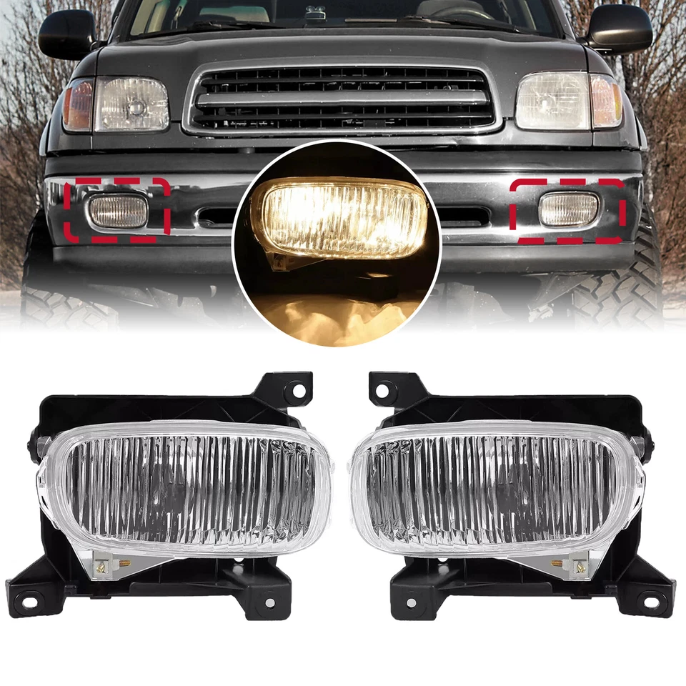 Fog Lights For Toyota Tundra 2000-2006 w/Steel Bumper Driving Lamps 812100C010 - Imagem 1 de 4