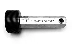 THREAD PLUG GAGE 2.5000-12 UN GO PD ONLY 2.4459 AD6-TRILOCK Pratt & Whitney USA - Picture 1 of 6