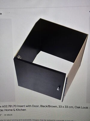 Nuevo Inserto de Estante de Madera Ikea KALLAX 602.781.70 14729 33 x 33 cm 13" x 13" SELLADO  Foto 1 de 4