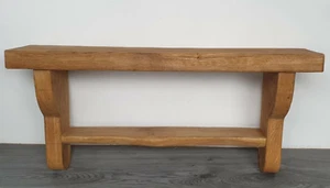 Dekoratives Regal aus ofengetrockneter Eiche | 80 cm | Regal aus Eiche - Bild 1 von 5
