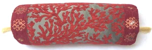 Nackenkissen Kelim Optik Kissen Nackenrolle Rollkissen Rot Roll Pillow Cushion - Bild 1 von 4