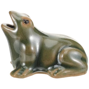 Keramik-Ornament-Frosch Büro Wasserbrunnen Froschdekorationen Für Zuhause - Bild 1 von 12