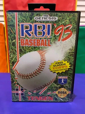 R.B.I. Baseball '93 Sega Genesis Complete in Box with Manual Tested & Working - Image 1 of 4