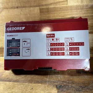 Gedore Ratchet Driver Set With T - Handle Ratchet 1/4" Drive 37 Pc. - R49005037 - Picture 1 of 8