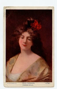 illustrator ASTI. Frauenportrait. Schöne PARISIENNE. Charme, Glamour.  - Bild 1 von 2