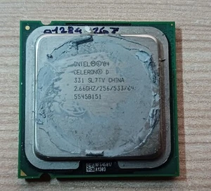 Intel Celeron D 331 2.66GHz/256KB/533FSB SL7TV Sockel/Socket LGA775 PC-Processor - Imagen 1 de 1