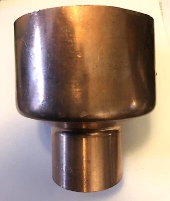 4 inches / 2 inches Copper Reducing Coupling Fitting Rolled Tube Reducer Plumber - Image 1 of 4
