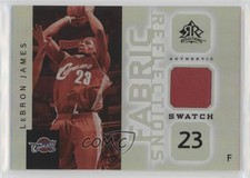 2005-06 Upper Deck NBA Reflections Fabric Swatch LeBron James #FR-LJ