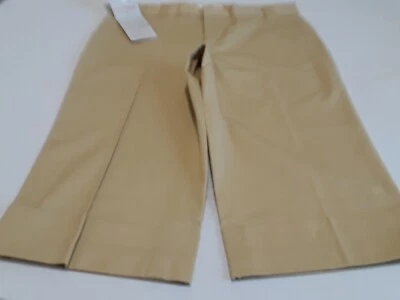 Pantalones cortos con puños tostados talla 10 Weatherproof Garment Company para dama nuevos con etiquetas Foto 1 de 4