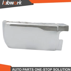 Labwork Rear Driver Bumper End Cap Left For Toyota Tundra 2014-2021 Chrome Steel - Picture 1 of 20