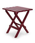 Camco Red Adirondack Portable Outdoor Folding Side Table  18" x 15" x 19.5" Tall