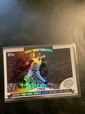 #ws Wf Whitey Ford New York Yankees 2004 World Series Highlights,￼Topps Cb32