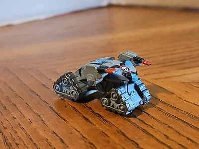 Micro Machine Plastic JF Trak-40 Tank  Military Blue Camouflage Galoob - Image 1 of 4