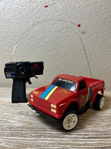 Vintage JRL Baja 115 RC Truck Red Square Body Flare Side 49 Mhz Works!!! - Picture 1 of 12