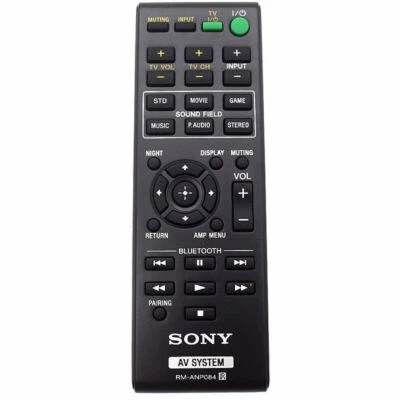 Sony Sound Bar Remote Controller RM-ANP084 For HT-CT260 HT-CT260C HT-CT260HP - Image 1 of 3
