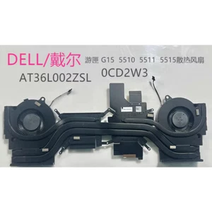 For DELL G15 5510 5511 5515 Laptop CPU GPU Cooling Fan with Heatsink CN-0CD2W3 - Picture 1 of 2