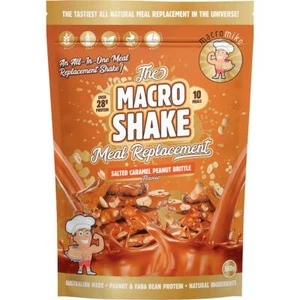 MACRO MIKE The Macro Shake Meal Replacement Salted Caramel Peanut 560g - Picture 1 of 2