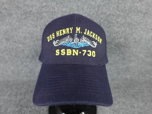 USS Henry M. Jackson SSBN-730 Ball Cap Emb. Submarine Dolphins Navy Veteran Hat - Picture 1 of 7
