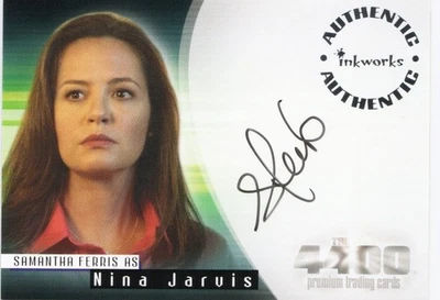 The 4400 Season 1 Auto Autograph Card A-14 Samantha Ferris as Nina Jarvis - Image 1 of 3