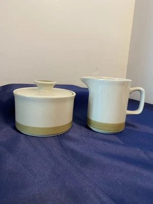 Ramo Primavera Vintage Gres Crema y Azúcar con Juego de Tapa Foto 1 de 4