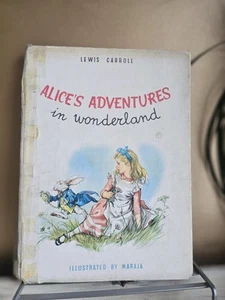 Alice's Adventures in Wonderland illustrated by Maraja Vintage 1958 Lewis Caroll - Picture 1 of 13