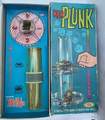 Vintage Ker Plunk Game - Marbles - Ideal Toy Co - 1967 - Image 1 of 4