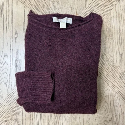 Женский маленький фиолетовый вязаный пуловер Michael Kors с длинным рукавом - Изображение 1 из 4