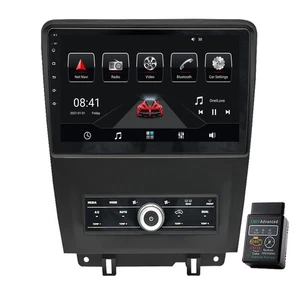 9inch Android 14 Car Stereo Ford Mustang 2010-2014 Monitor with CarPlay GPS Sat Nav - Picture 1 of 24