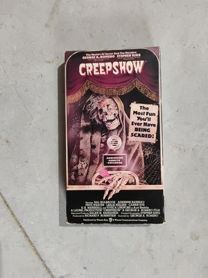 Horror Classic CREEPSHOW - 1987 VHS Stephen King George Romero Adrienne Barbeau - Image 1 of 4