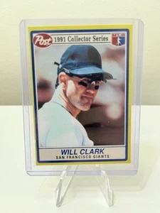 Will Clark San Francisco Giants Post 1991 Collector Series Card 3 of 30 - Picture 1 of 2