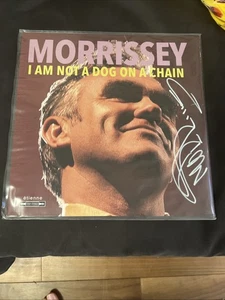 Signed Morrissey Vinyl I Am Not A Dog On A Chain - Picture 1 of 24