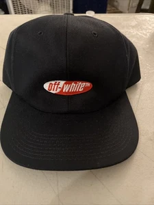 Off-White Virgil Abloh Black Baseball Cap Mütze Made In Italy - Bild 1 von 9