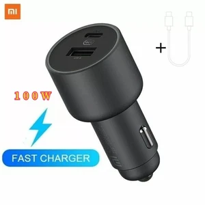 Genuine Xiaomi 100W Car Rapid Charger Cigarette Lighter Adapter + Type C Cable - Picture 1 of 9