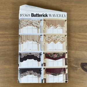 Butterick Waverly Sewing Pattern B5369 Window Treatment Reversible Valence UC - Picture 1 of 6