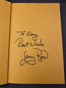 SIGNED Larry Bird DRIVE HC Dust Jacket Book Biography Bob Ryan Autographed NBA - Picture 1 of 24