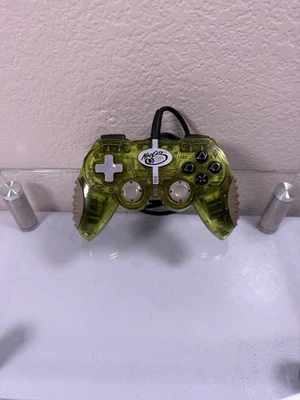 Controlador Mad Catz PlayStation 2 PS2 - Cableado Verde Transparente Sin Probar Foto 1 de 3