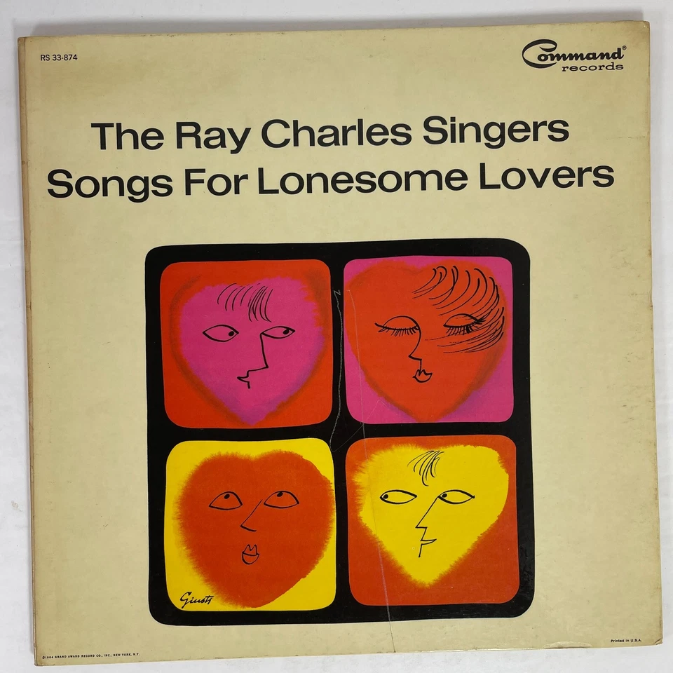 The Ray Charles Singers – Songs For Lonesome Lovers Vinyl, LP 1964 Command Foto 1 de 2