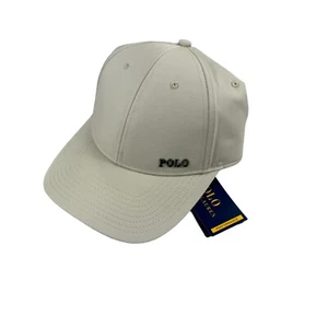 Polo Ralph Lauren Mens Logo Plaque Ball Cap Hat Light Gray OS - Picture 1 of 6