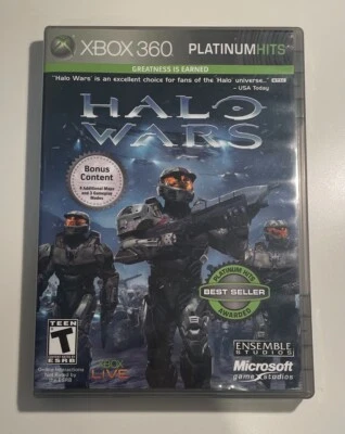 Microsoft XBOX 360 Halo Wars (PLATINUM HITS VERSION & COMPLETE) - Image 1 of 3