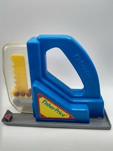 fisher Price Jig Saw push and pops tool box action #7174 1990 works vintage Toy - Picture 1 of 5